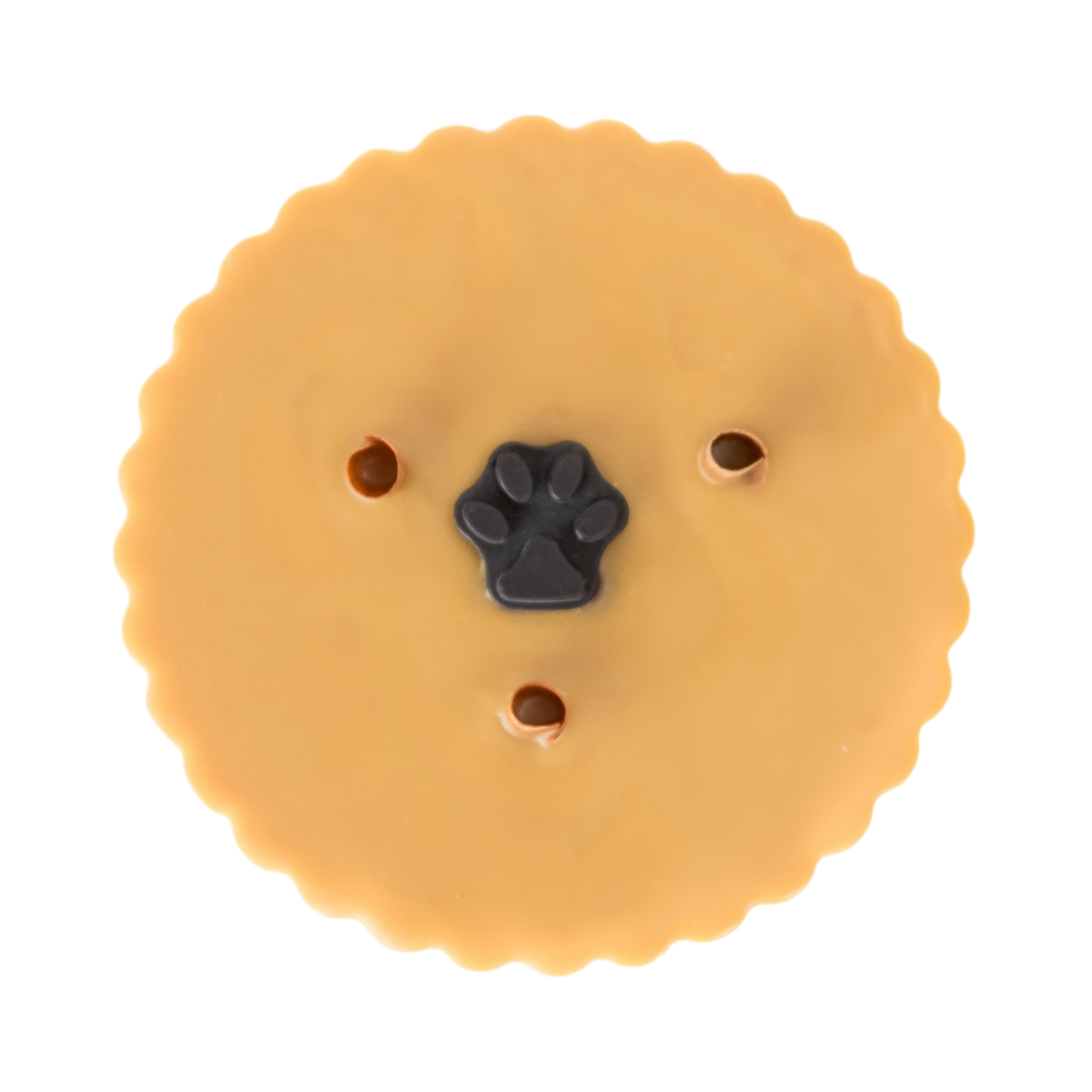 The Candle Carousel Sustainable Vegan and Cruelty Free Brand Company, Candles To Action!®️ Dog Paws (corn chips) ~ Charity Candle Refill. Overhead Birds Eye View. Buy Today and Pair with our Refillable Dishes to Refill Time and Time again!