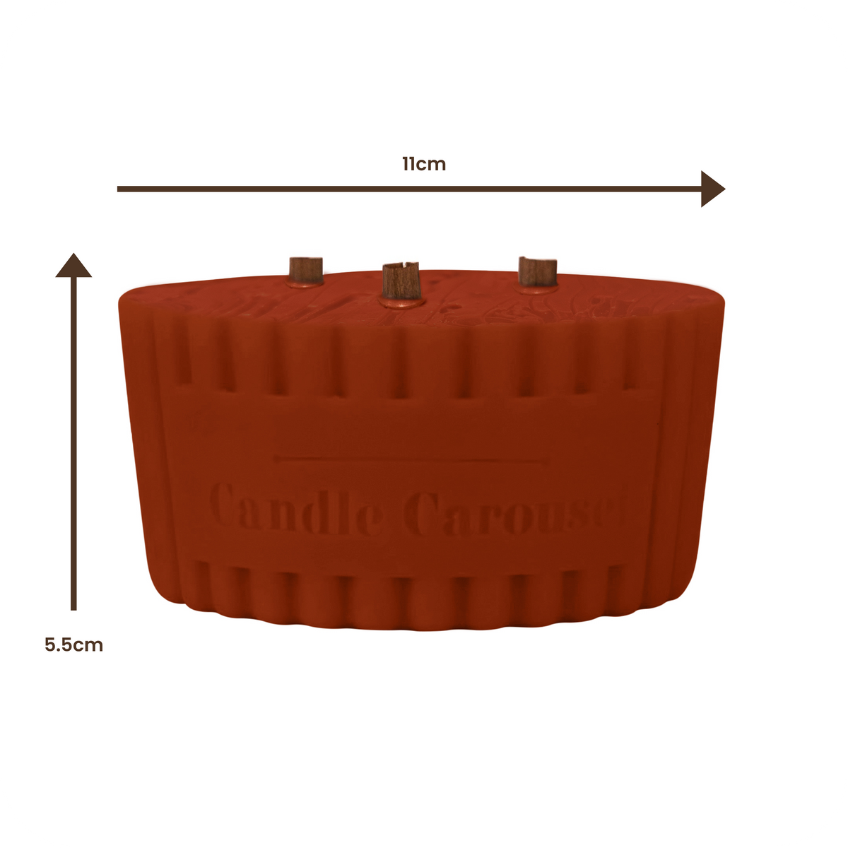 Woody Leather & Brandy Candle Refill