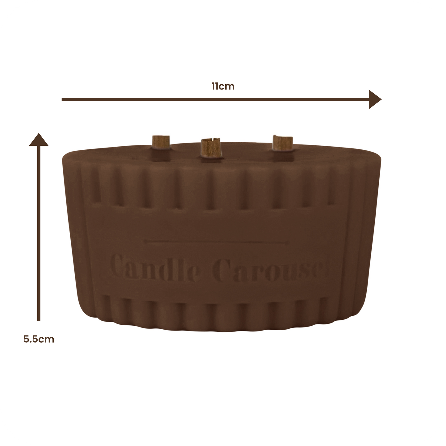 Woody Leather & Brandy Candle Refill