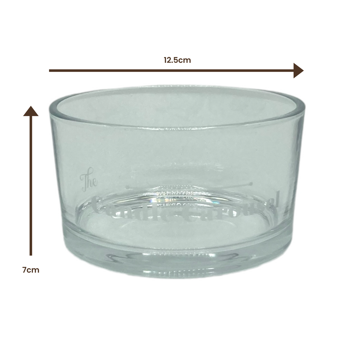 A Clear View 🞗 Refillable Candle Dish