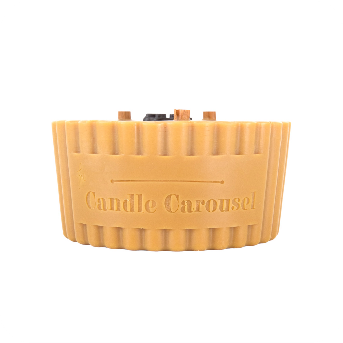 The Candle Carousel Sustainable Vegan and Cruelty Free Brand Company, Candles To Action!®️ Dog Paws Fragrance (Corn Chips) ~ Charity Candle Refill. Side View Main Primary Image. Buy Today and Pair with our Refillable Dishes to Refill Time and Time again!