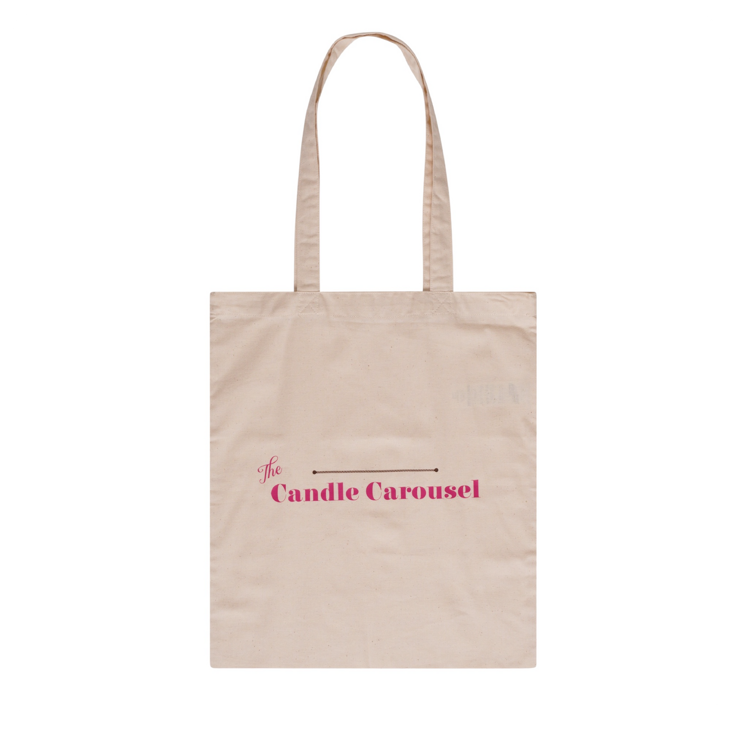 The Candle Carousel Logo Shopping Tote, Bag Organic Cotton Fair Wear, Front Main Primary View Image