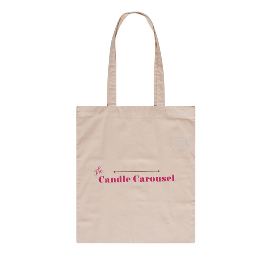 The Candle Carousel Logo Shopping Tote, Bag Organic Cotton Fair Wear, Front Main Primary View Image