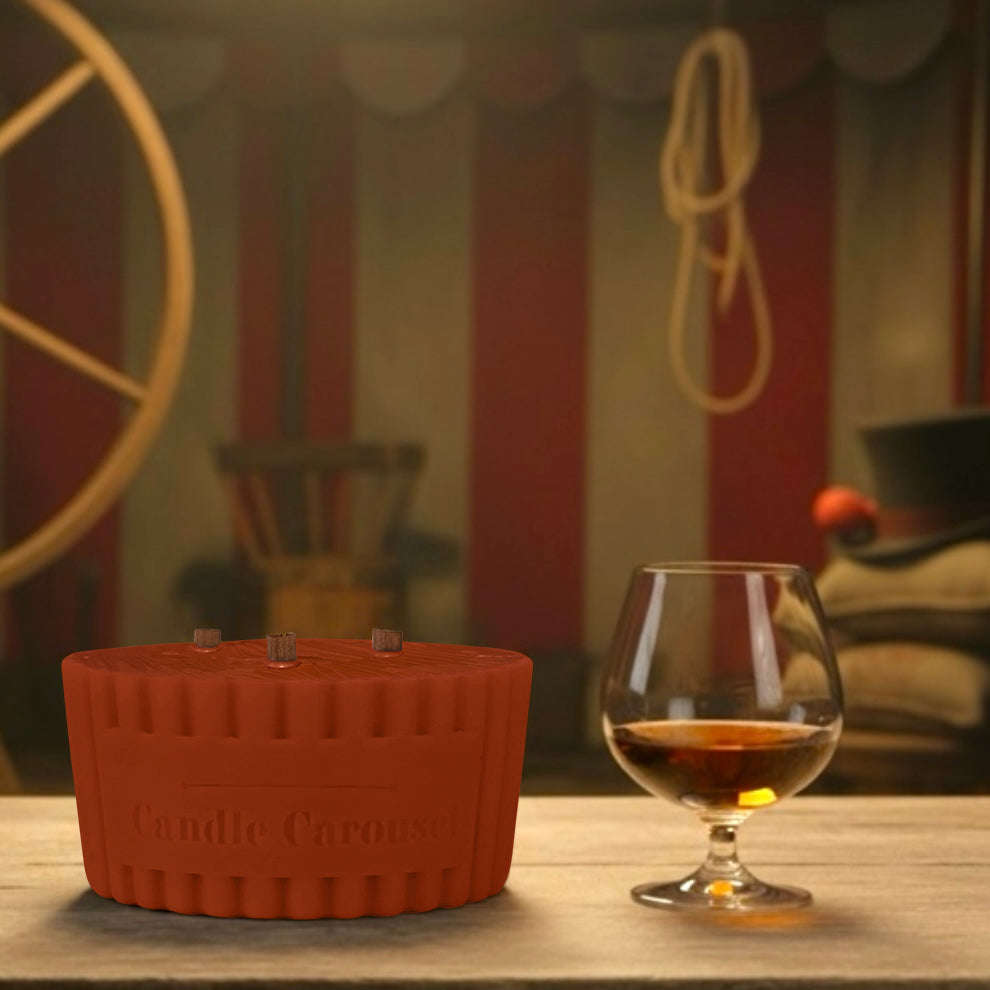 Woody Leather & Brandy Candle Refill