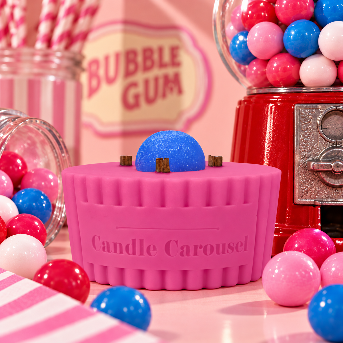 Bubblegum Machine Candle Refill