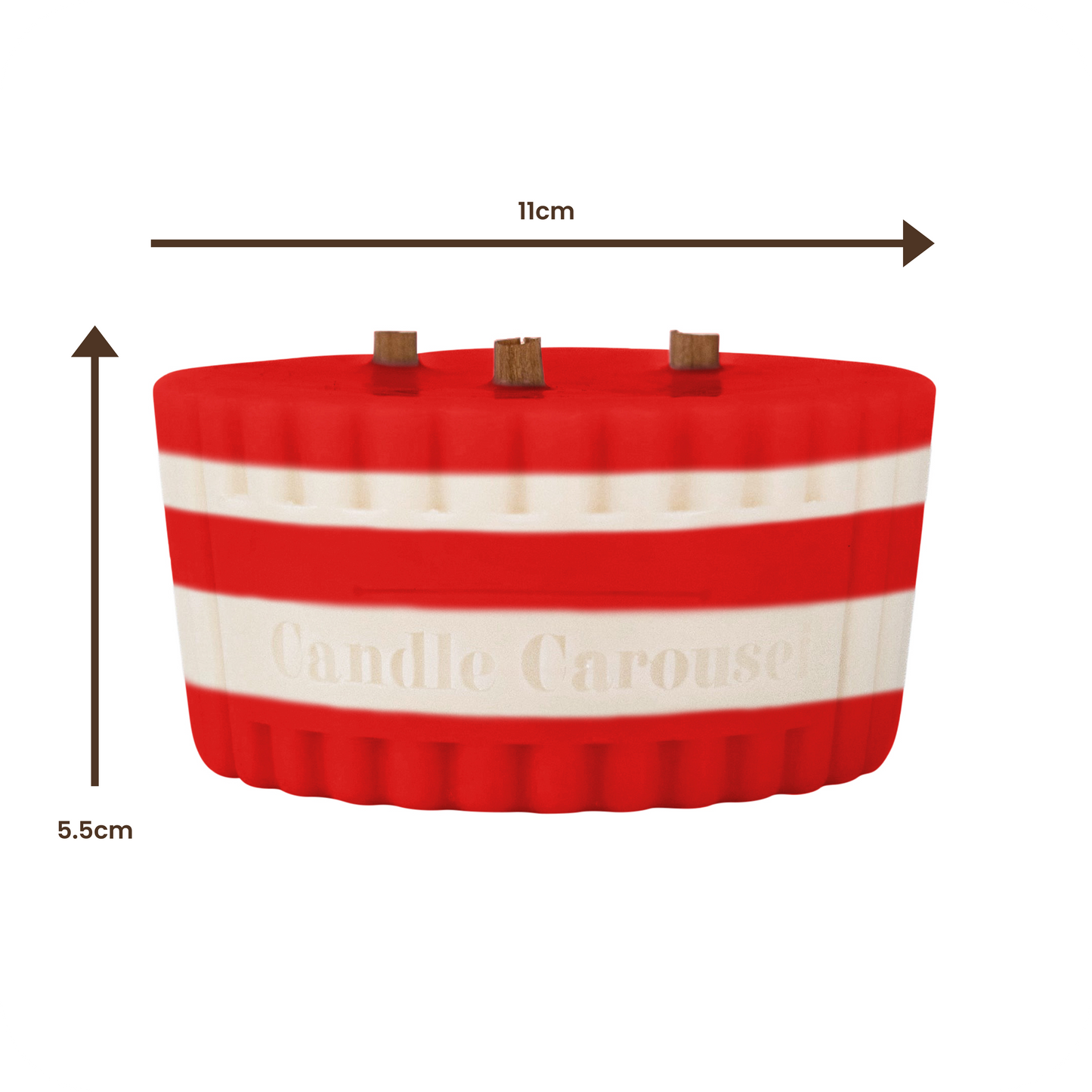 Candy Cane ~ Candle Refill