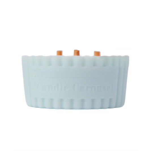 The Candle Carousel Solution Candles®️ Odour Eliminator Fresh and Clean Floral Fragrance Candle Refill, Refillable Sustainable Vegan and Cruelty Free, Front Product View, Buy Today and Pair with our Refillable Dishes to Refill Time and Time again!