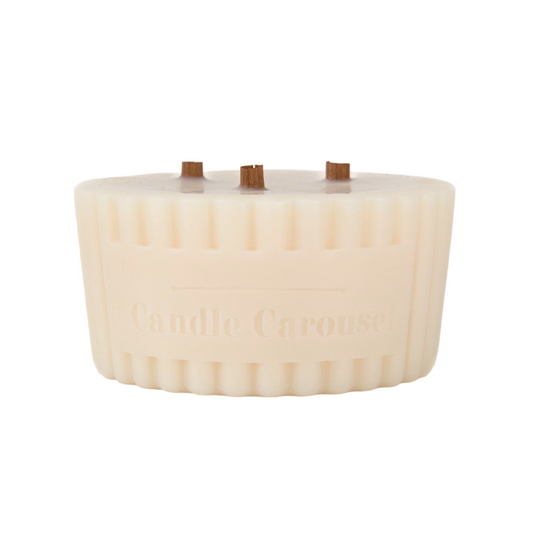 The Candle Carousel Back To Basics®️ Candle Refill Colour Free & Scent Free Unscented, Refillable Sustainable Vegan and Cruelty Free, Front  Product View, Buy Today and Pair with our Refillable Dishes to Refill Time and Time again!