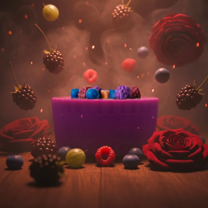 Dark Rose & Spiced Fruits ~ Candle Refill