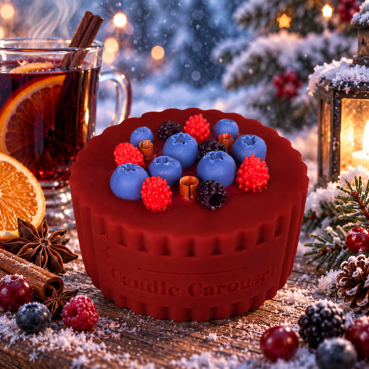 Mulled Merry-Berry-Go-Round Candle Refill