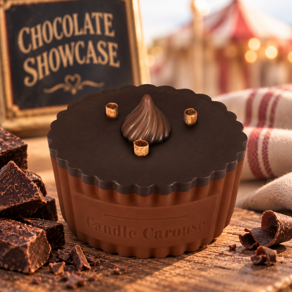 Chocolate Showcase Candle Refill