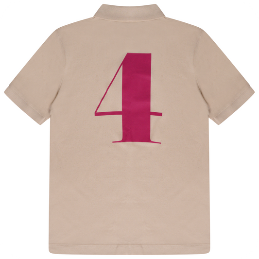 The Candle Carousel Fun 'Polo Team' Style Polo Shirt Organic Cotton Primary Image  Product Back View