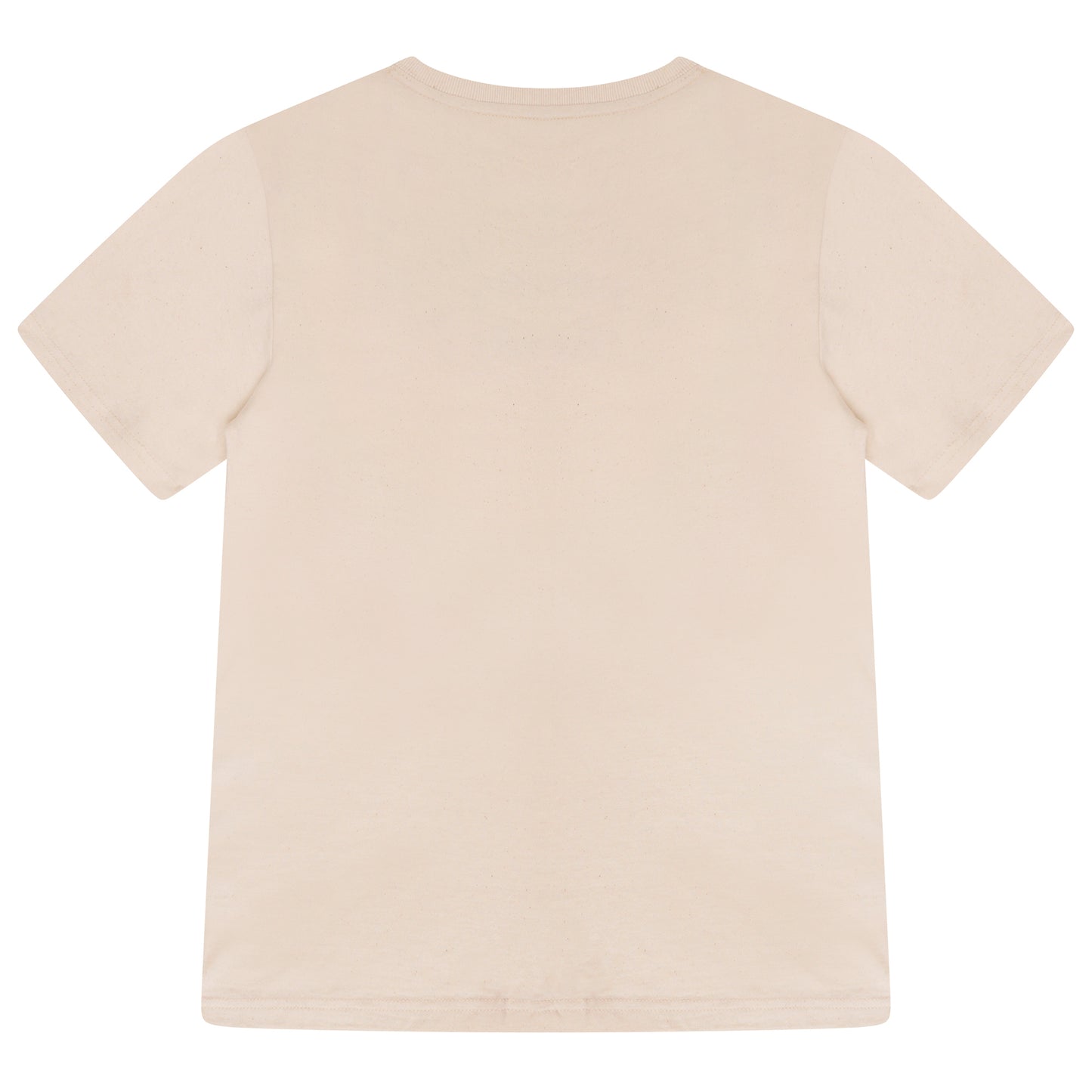The Candle Carousel Medium Weight  T Shirt. Organic Cotton Fair Wear, Back View