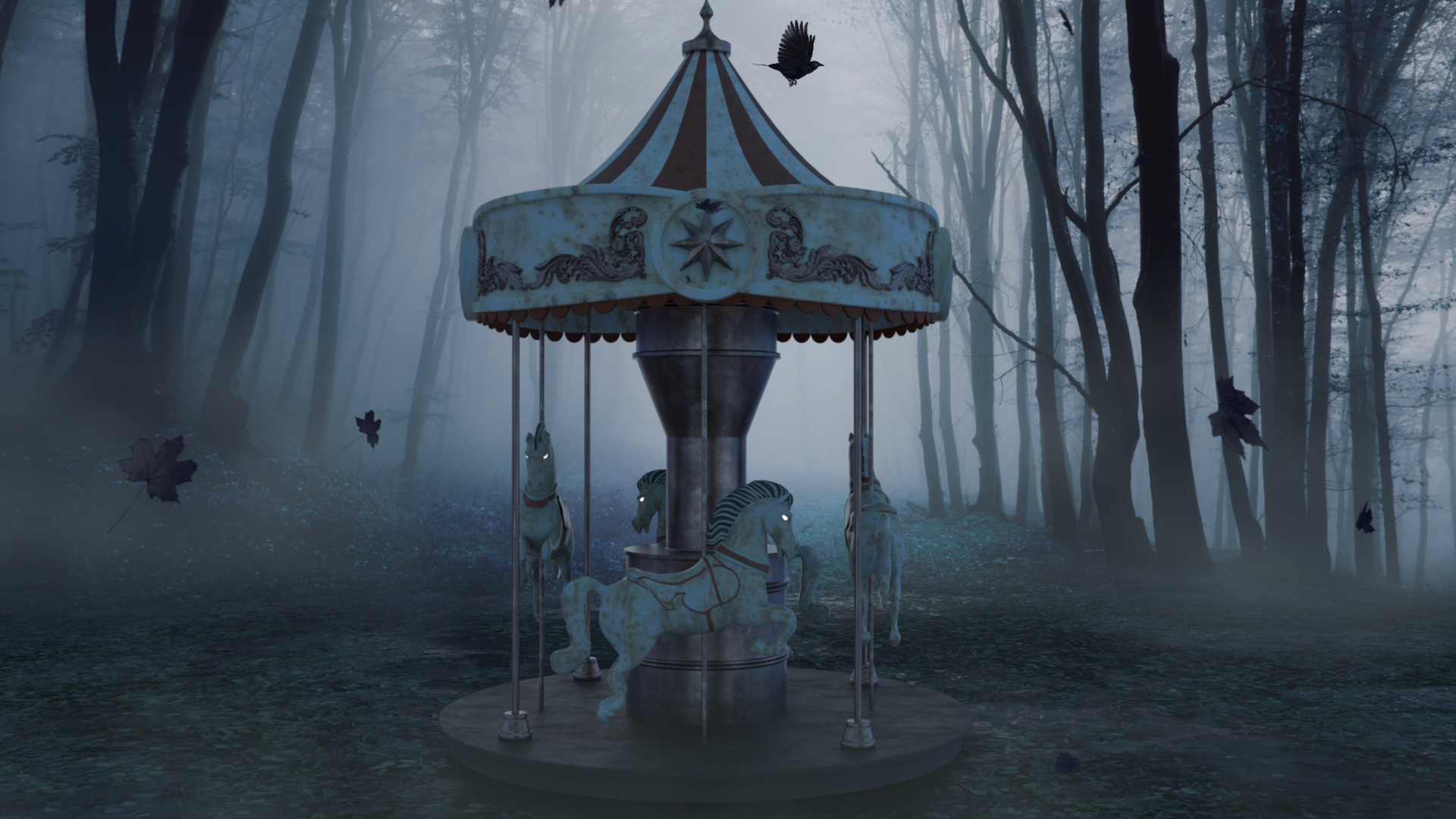 Load video: The Candle Carousel® 'Lost Carousel' ASMR Ambiance Room