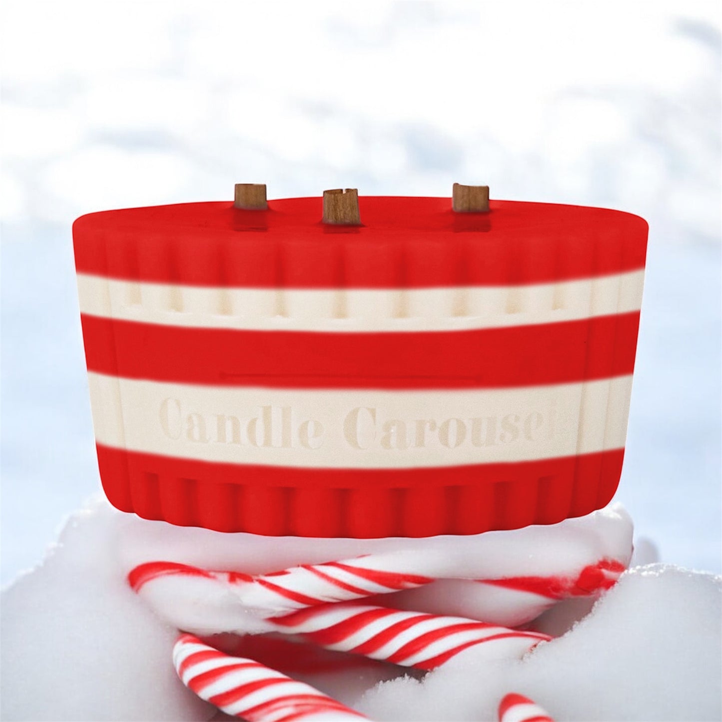 OFFER: Candy Cane Candle Refill + Dish for Life