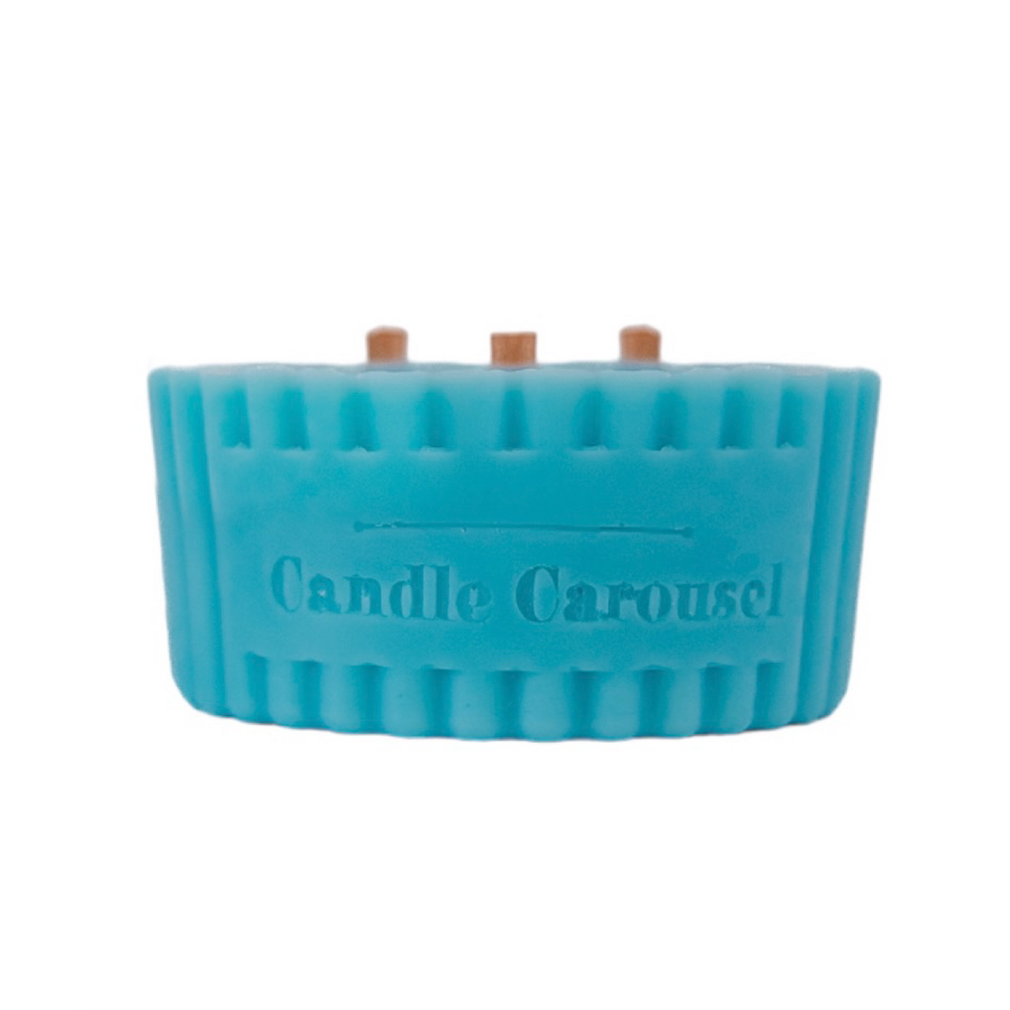 The Candle Carousel Funfair Evening Sweet & Whimsical Candle Refill, Refillable Sustainable Vegan and Cruelty Free, Front Product View, Buy Today and Pair with our Refillable Dishes to Refill Time and Time again!