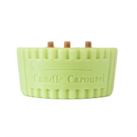 The Candle Carousel Solution Candles®️ Insect Repellent Repel Bright Citrus Fragrance Candle Refill, Refillable Sustainable Vegan and Cruelty Free, Front Product View, Buy Today and Pair with our Refillable Dishes to Refill Time and Time again!